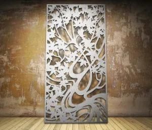 Premium Quality Sandblast Stainless Steel Freestanding Panel and Decorative Screen