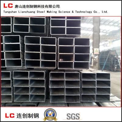 Welded Connection Ss400 Rectangular Steel Pipe