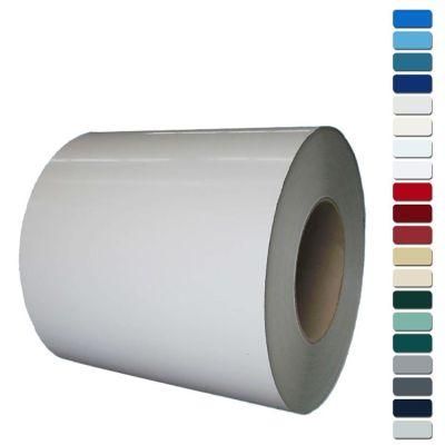 PPGI White Color Code 9016 Prepainted Galvanized Steel Coil 0.4mm PPGL in Steel Coils Color Coated