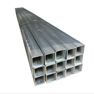 Large Stock Hot Dipped Galvanized Rectangular Steel Pipe Tube for Greenhouses