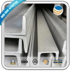 Channel C Profile 304 321 316L 6mm Stainless Steel 300 Series U Channel for Free Xiangxin in Warehouse Cn; Jia Not Perforated ISO