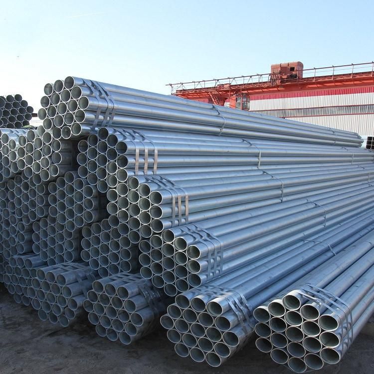 Hot Dipped Galvanized Round Steel Pipe/Gi Pipe Pre Galvanized Steel Pipe Galvanised Tube