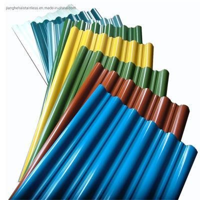 Prepainted Roofing Sheet Corrugated PPGI Galvanized Steel Roofing Sheet