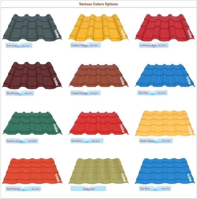 Aluminum Lightweight Color Coated Corrugated Roofing Steel Roof Sheet Plate Board