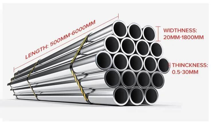 China Manufacture Sale Grade 304 309S 310S 310S 316 202 201 Heat Resistance Stainless Seamless Tube