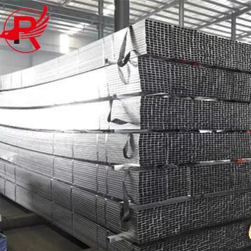 High Quality Q195q235, Q345 Galvanized Rectangular Steel Tube Hot DIP Galvanized Square Steel Pipe for Construction