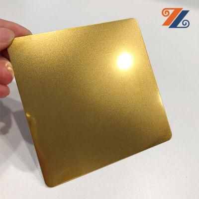 Hongwang Factory 1219X2438 Sand Blasted 304 Stainless Steel Sheet Plate Antifinger Print Coating Decorative Stainless Steel