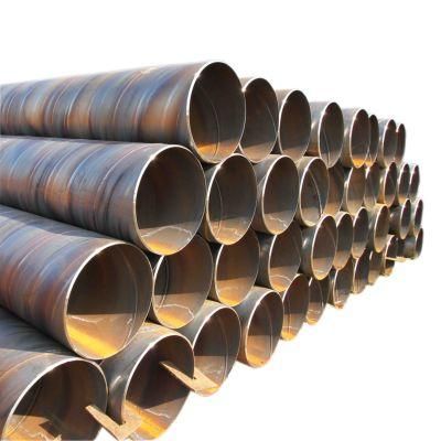 S355 Q355 High Quality SSAW Carbon Steel Pipe Spiral Welded Steel Pipe for Water Transmission