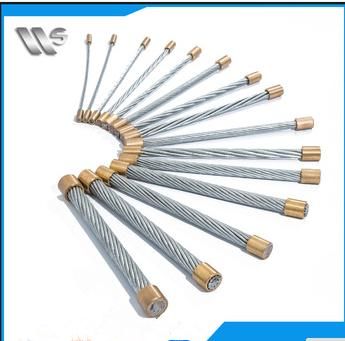 7/0.7mm Galvanized Steel Wire Strand Steel Guy Wire for Optical Fiber Cable