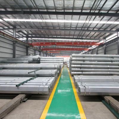 Zinc Coated Round Gi Hot Dipped Galvanized Steel Round Pipe