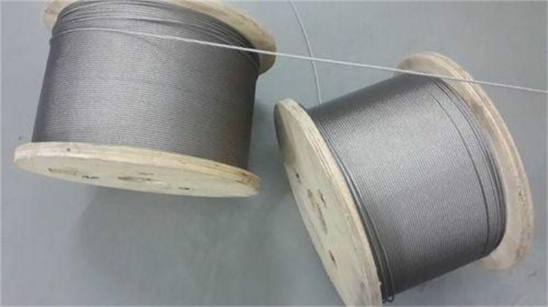 A2/A4 Stainless Steel Wire Rope, T/S 1570-1960n/mm²