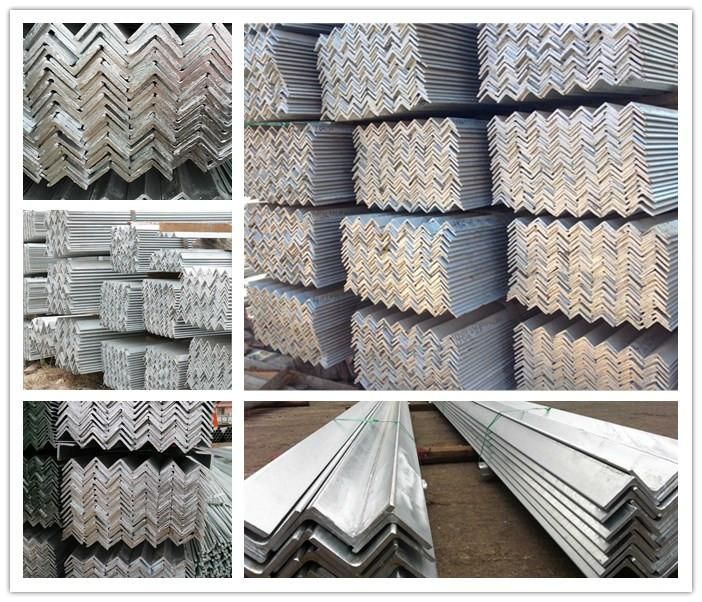 Q235 Grade Galvanized or Black Steel Angle