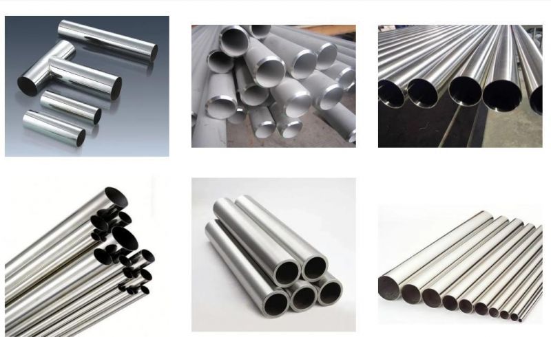 Food Grade Ss 304 310S 316 316L 409L 430 Stainless Steel Seamless Round Pipe