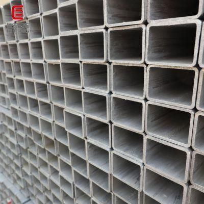 Green House Gi Pipe 40*80 Steel Fabrication 50X50 ERW Mild Hollow Hot-Dipped Galvanized Square Steel Tube Price