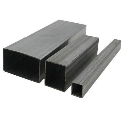 Axtd Steel Group! 25*50*0.8mm 40*80*0.9mm 100*100mm 150*150mm Black Annealed Rectangular Tube