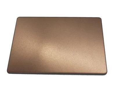 Mill Edge Antique Brass Titanium Ba 2b Hl No. 4 Satin 8K Finished 1219X3048mm Austenitic Stainless Steel Sheet