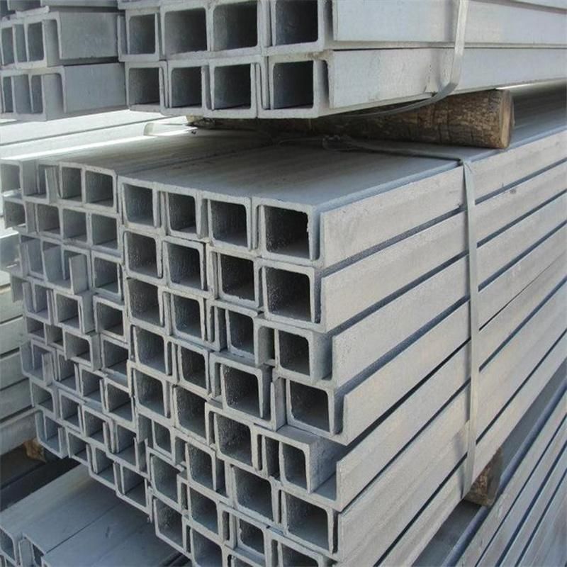 Galvanized Channel Steel Q235B Q345b C Purlin Steel U C Shape Channel Steel Carbon Profile Steel for Construction