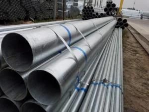 Oil and Gas Pipeline Hot Dipped Galvanized Round Steel Pipe Q235 From Tianjin China