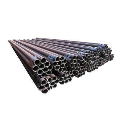 ASTM A53 Round Black Seamless Carbon Steel Pipe in Stock