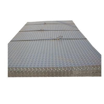 Q235 Ss400 Astma36 Carbon Round Bean Checkered Steel Plate