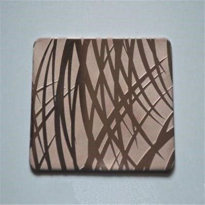 Hotel Project Door Wall Panels 201 304 316L Plate Price Decorative Stainless Steel Etching Sheet
