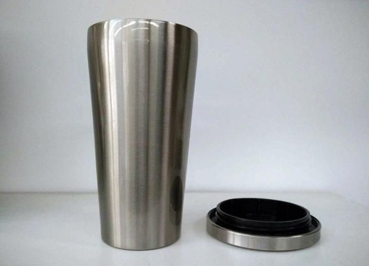 450ml Double Wall Sublimation Water Bottle Stainless Steel Vacuum Cup with Straw
