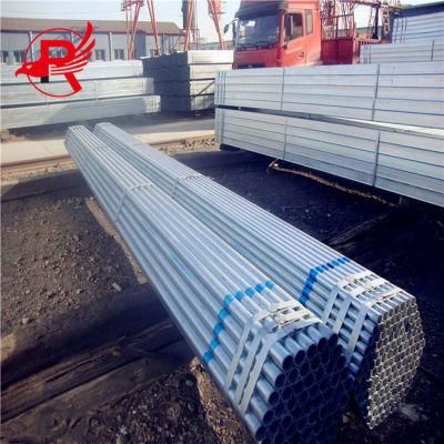 Hot Dipped Galvanized Rectangular Section Cold Rolled Material Mild Steel Pipe for Construction