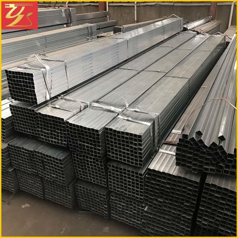 Factory Galvanized Hollow Section Square Steel Pipes for Shelter Structure