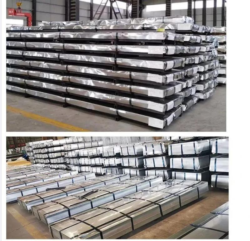 Hot Dipped Galvanized Corrugated Steel Roofing Sheet Price From Cold Rolled Iron Metal Zinc Coated Greenhouse Building Material