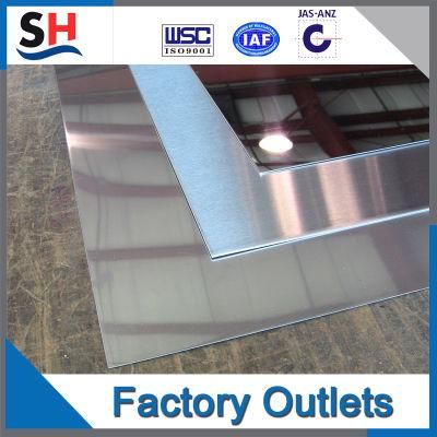 Manufacturer PVD Coating Colored SUS 201 304 304L 316 430 Decorative Sheets and Plates Super Mirror Finish Stainless Steel Sheet