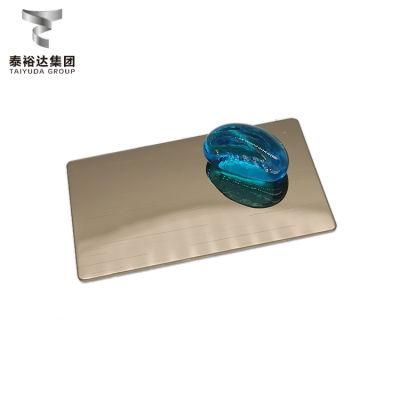 304 316 Stainless Steel Best Standard 304 4X8 Black PVD Color Coated Cold Rolled Stainless Steel Sheet