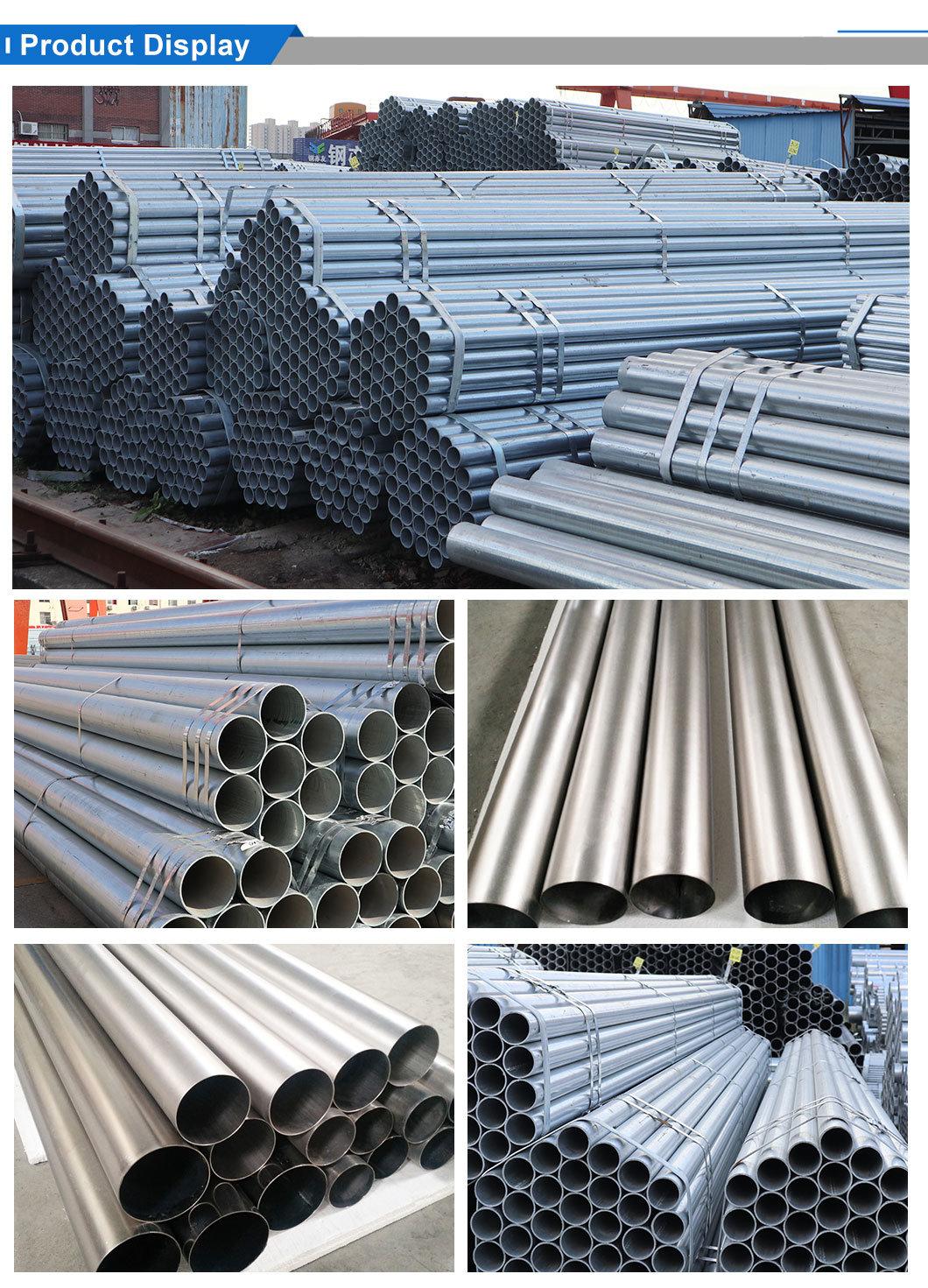 Q235/Q195 Galvanized Steel Pipe ERW Hr Steel Tubes