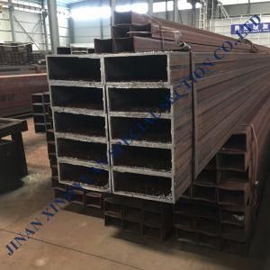 Hot Dipped Building Pipe Building Materials DIN2440 / 2444 ERW Black Low Carbon Square Steel Pipe