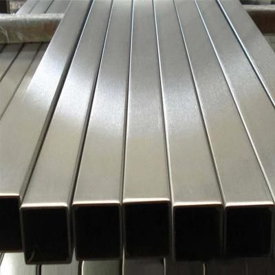 Building Material Polished 201 Square Stainless Steel Pipe for Stair Handrail