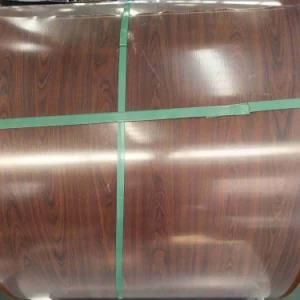 Color Printed Prepainted Steel Coil with Wood Grain