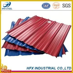 Coloued Glaze Corrugated Roofing Sheet