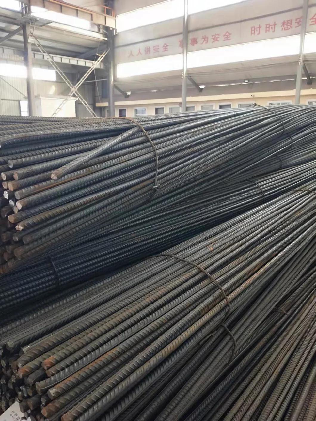 HRB400 HRB500 Hrb355 Steel Reinforcing Bars 6mm 8mm 10mm Rebars Coil Steel Rod Deformed Iron Bar for Construction