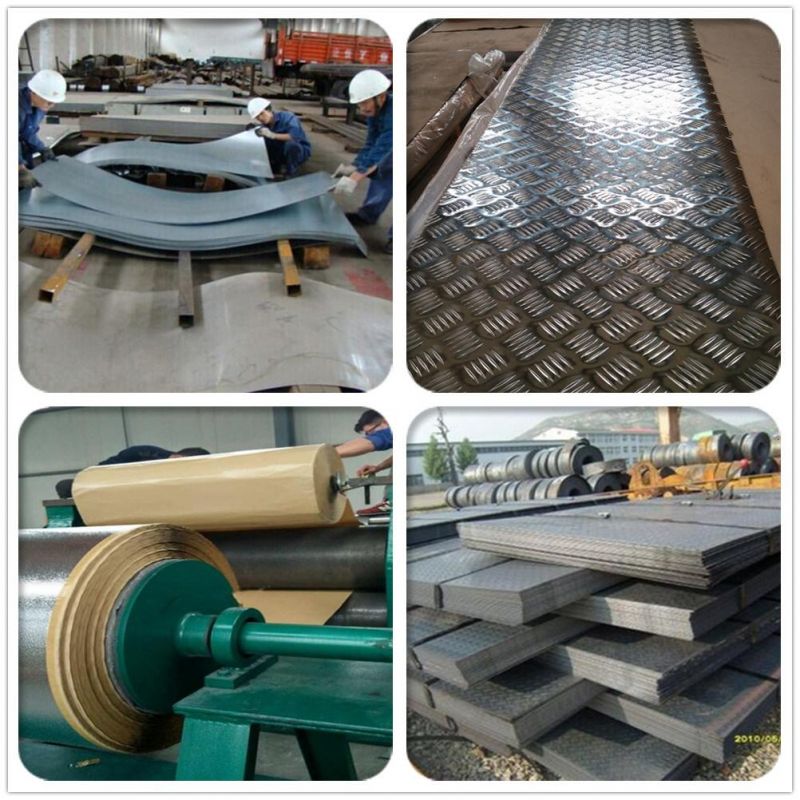 ASTM A36 Mild Steel Galvanized Checkered Tread Plate
