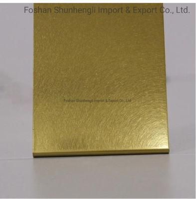 Cold Rolled Steel Sheet Decorative 201 304 316 Grade Etched/Vibration Stainless Steel Sheet
