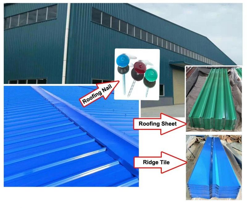 Hot Dipped Galvanized Corrugated Roofing Sheet for Building House PPGI / PPGL Ral Color Coated Galvanized Steel Roofing Sheet Dx51d, Dx52D, Dx53D, Dx54D