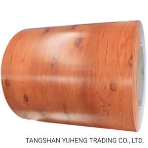 Color Coated Wooden/Flower/Brick/Marble Pattern PPGI Steel Coil
