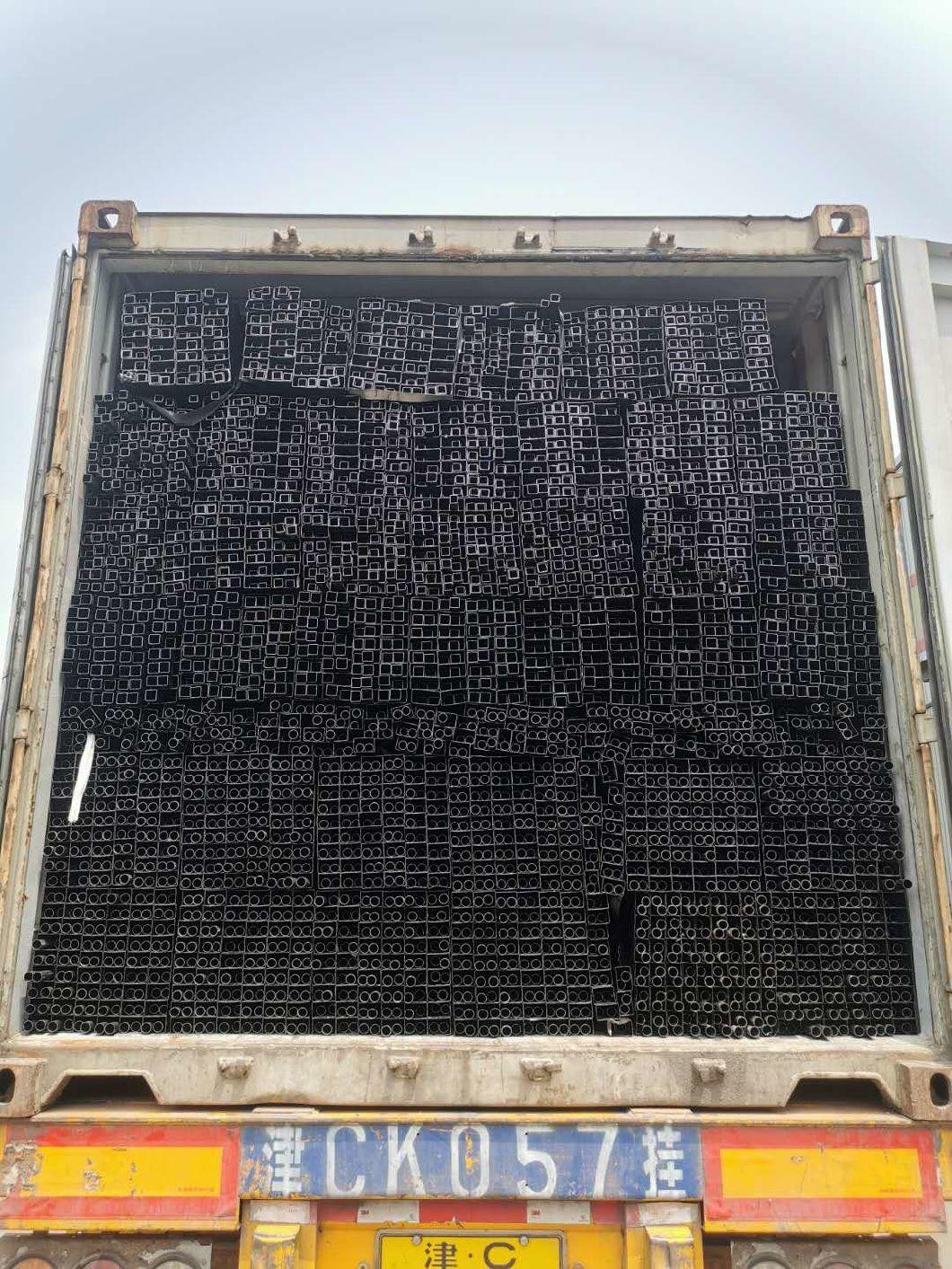 Black Steel Square Tube Thickness 0.7mm 0.8mm 5.8m Legnth