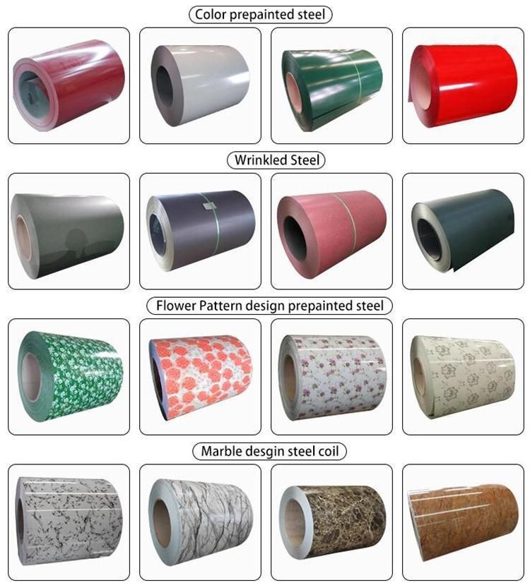 Advertising PPGI PPGI Corrugated Prepainted Ral Galvanized Gi Color Coated Steel Coil for Construction Building Material