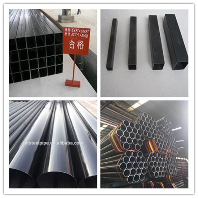 Q195 Q235 Thin Wall ERW Welded Pre Galvanized Square Pipe