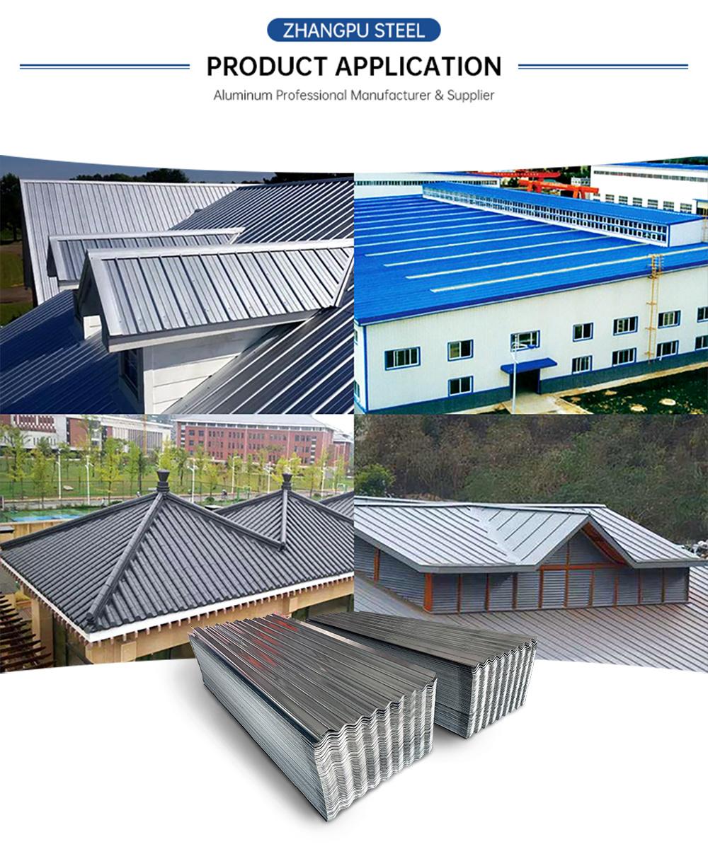 Building Roof Aluminum Tile Alloy Profile 1050 3004 5252