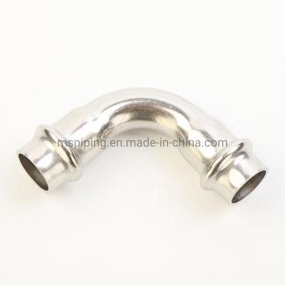 V Type Stainless Steel Fittings- 90 Degree Elbow at Good Price