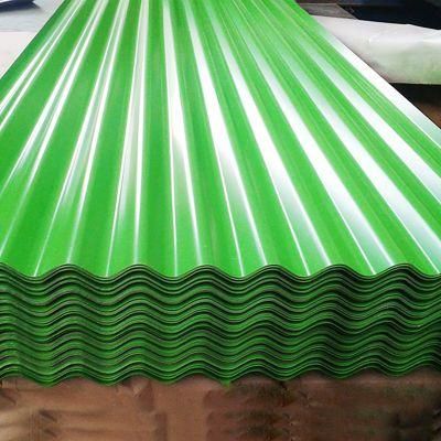 Building Material 28gauge PPGI Color Coated Corrugated Steel Roofing Sheet Dx51d Dx52D Dx53D Zinc Coated Galvanized 275g Steel Sheet