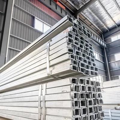 Dx51d Dx52D Galvanized Slotted Steel U Channel Bar