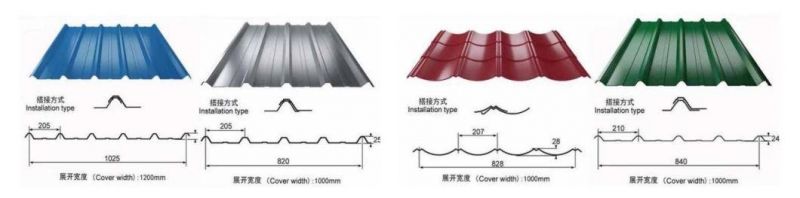 ASTM JIS Colour Coated Roofing Sheet Corrugated Galvanized Steel Color