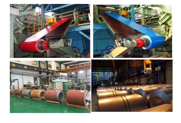 Color Coated Galvanized Steel Corrugated Roofing Sheet as Ral 3002 ASTM A527 A526 G90 Z275 Tin Zinc Plate